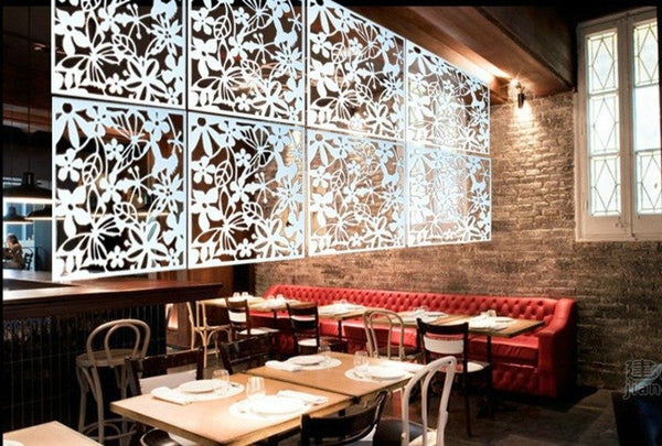 Wall Hanging Room Divider Screens Partition White