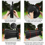 Telescoping Stool Folding Chair Camping Seat Outdoor Fishing