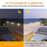Solar Lights Outdoor Garden Deck Step Stair Lamps