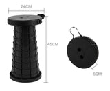 Telescoping Stool Folding Chair Camping Seat Outdoor Fishing