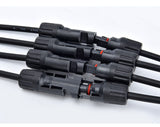 1 Pair Solar Panel Y Connectors Y-Splitter Solar Panel Male Female MC4