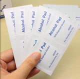 100pcs Alcohol Wipe 70% Isopropyl Pad Sachet Antibacterial Cleanser 5x5cm