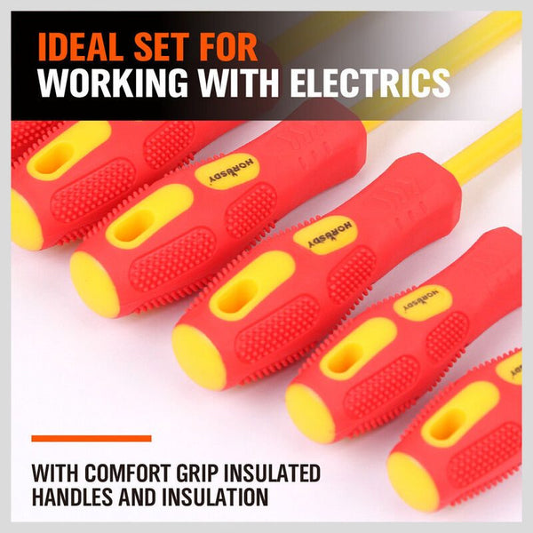 Insulated Magnetic Electrical Hand Screwdriver