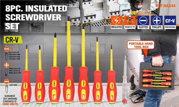 Insulated Magnetic Electrical Hand Screwdriver