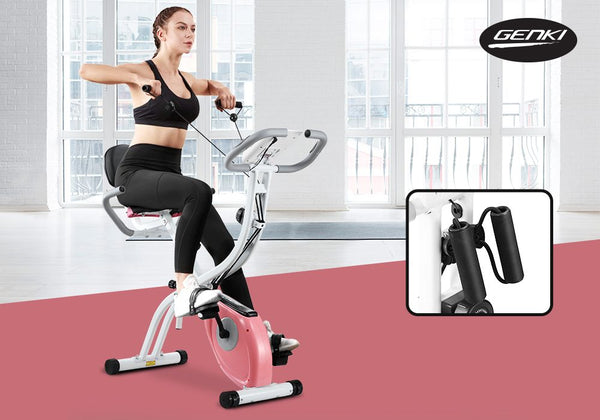 Exercise X Bike Trainer Recumbent Gym Fitness Workout Bicycle