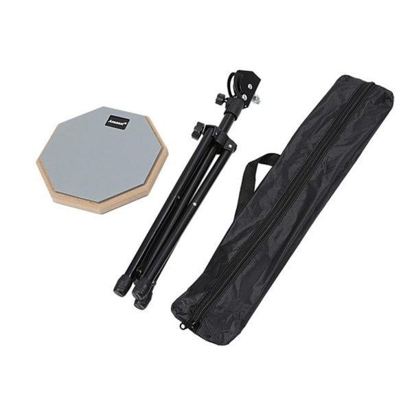 Dumb Drum Practice Drum Pad Kit with Stand