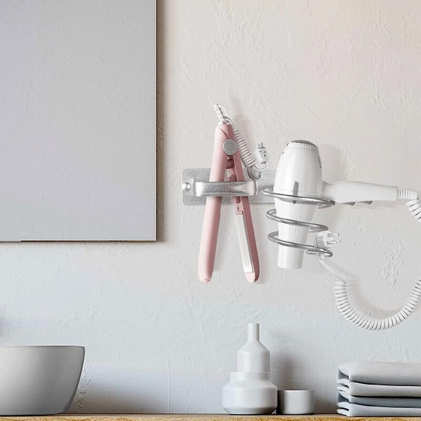 Hair Dryer Shelf Holder Hair Straightener Organiser Rack