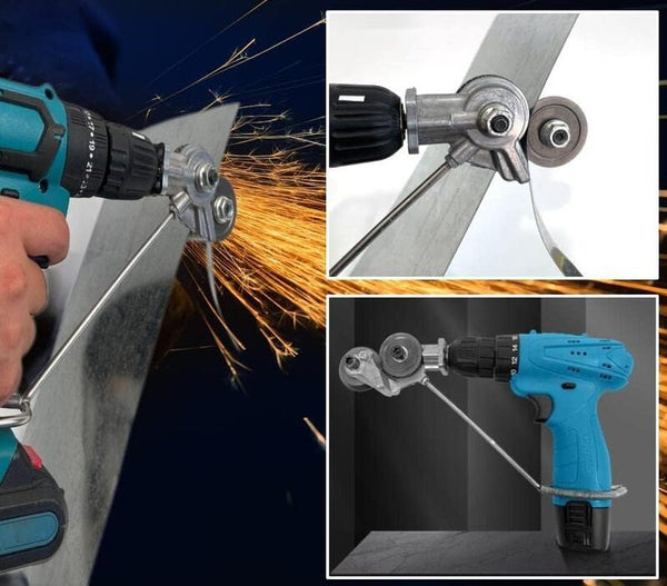 Metal Nibbler Roofing Iron Cutter Cordless Drill Attachment