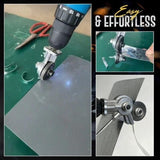 Metal Nibbler Roofing Iron Cutter Cordless Drill Attachment