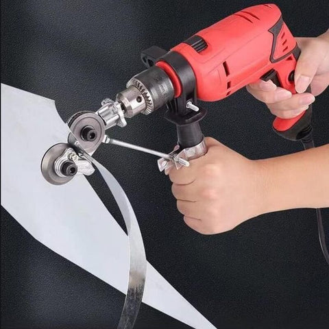 Metal Nibbler Roofing Iron Cutter Cordless Drill Attachment