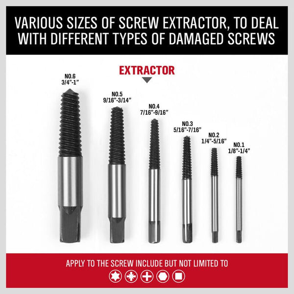 Screw Extractor Set