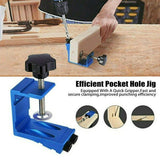 46pcs Pocket Hole Jig Kit Dowel Drill Joinery Screw Kit