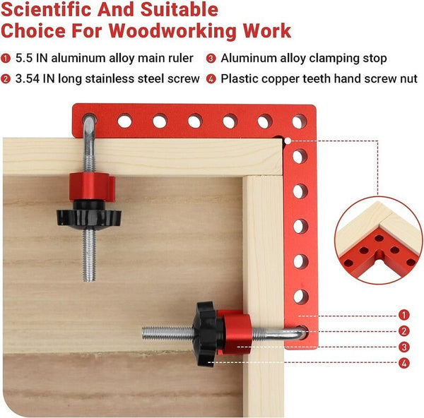 Right Angle Clamps Position Fixing