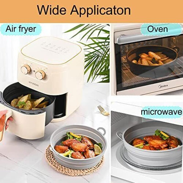 Reusable Air Fryer Liner Silicone Pot Basket