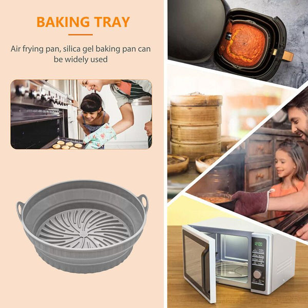 Reusable Air Fryer Liner Silicone Pot Basket