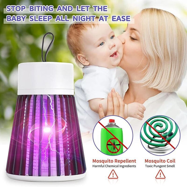 Rechargeable Electric Mosquito Killer Trap Lamp LED Bug Zapper