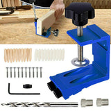 46pcs Pocket Hole Jig Kit Dowel Drill Joinery Screw Kit