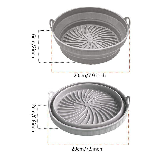 Reusable Air Fryer Liner Silicone Pot Basket