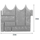 10pcs Home Garden Border Edging Fence Lawn Edge 2.5M