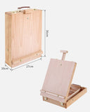 Wooden Easel Stand Box