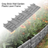 10pcs Home Garden Border Edging Fence Lawn Edge 2.5M