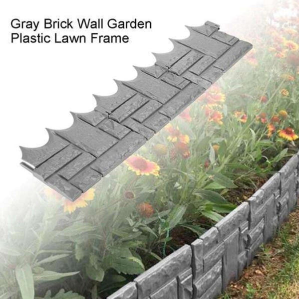 10pcs Home Garden Border Edging Fence Lawn Edge 2.5M