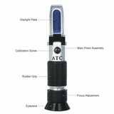 Brix Refractometer ATC 0-32% Specific Gravity Hydrometer For Homebrew Beer Wort