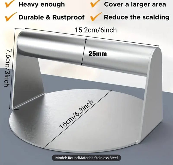 Burger Meat Steak Grill Press