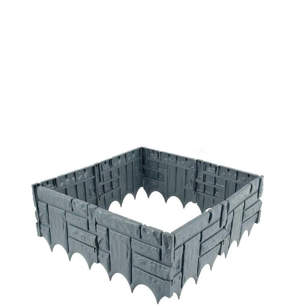 10pcs Home Garden Border Edging Fence Lawn Edge 2.5M