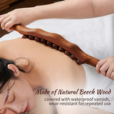 Wooden Scraping Massage Stick Roller Guasha Body Massager
