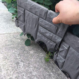 10pcs Home Garden Border Edging Fence Lawn Edge 2.5M