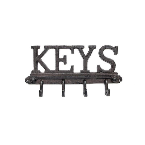 2pcs Cast Iron Key Holder Cloth Hanger Hat Rack