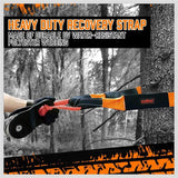 Recovery Tow Strap Heavy Duty 40,000 LBS Break Strength