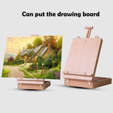 Wooden Easel Stand Box