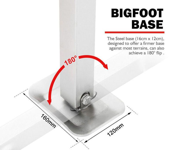 2 x Drop Down Corner Steady Legs