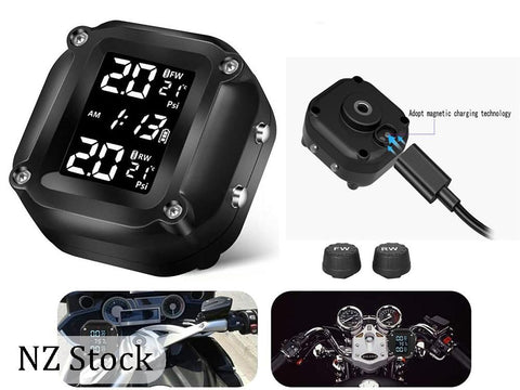 Waterproof Wireless Motorcycle Tyre Pressure Monitor