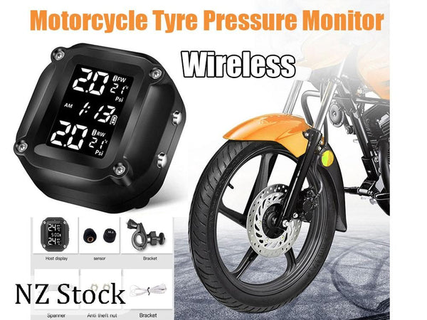 Waterproof Wireless Motorcycle Tyre Pressure Monitor