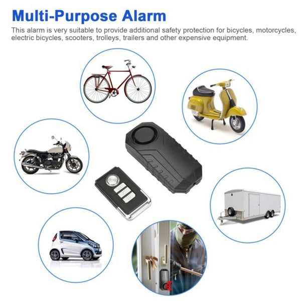 Motorcycle Security Alarm Wireless Motorbike Anti-Theft