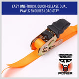 Ratchet Tie Down Strap Motorcycle Packing