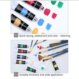 24 Colors Painting Acrylic Paint Set