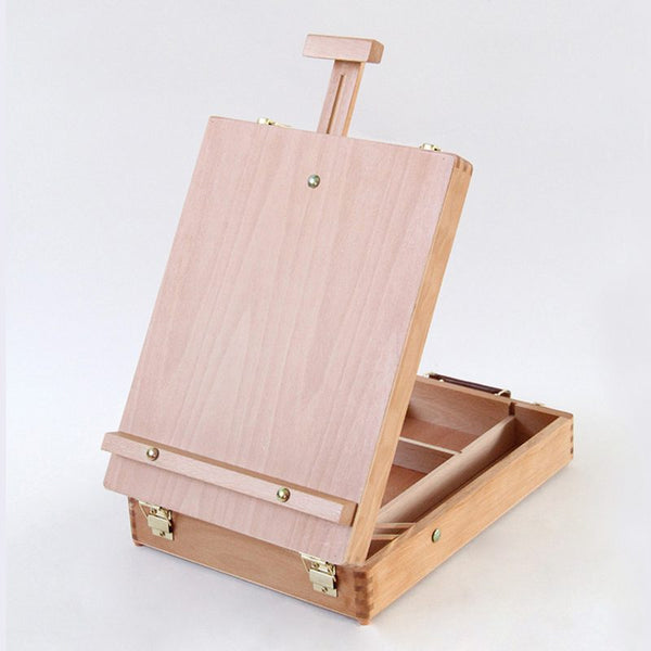 Wooden Easel Stand Box