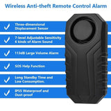 Motorcycle Security Alarm Wireless Motorbike Anti-Theft