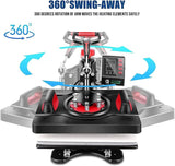 5-In-1 Digital Heat Press Machine Transfer Swivel Sublimation Printer