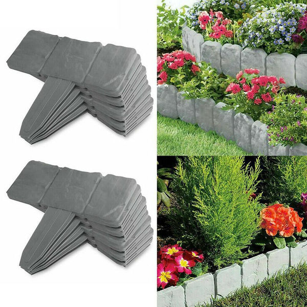 Garden Border Edging Fence Lawn Edge Landscape Yard Fence 2.5M