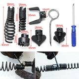 Plumber Drain Snake Pipe Pipeline Sewer Cleaner 12M 6 Drill Bit Tool