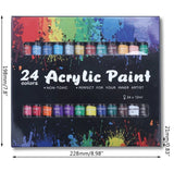 24 Colors Painting Acrylic Paint Set
