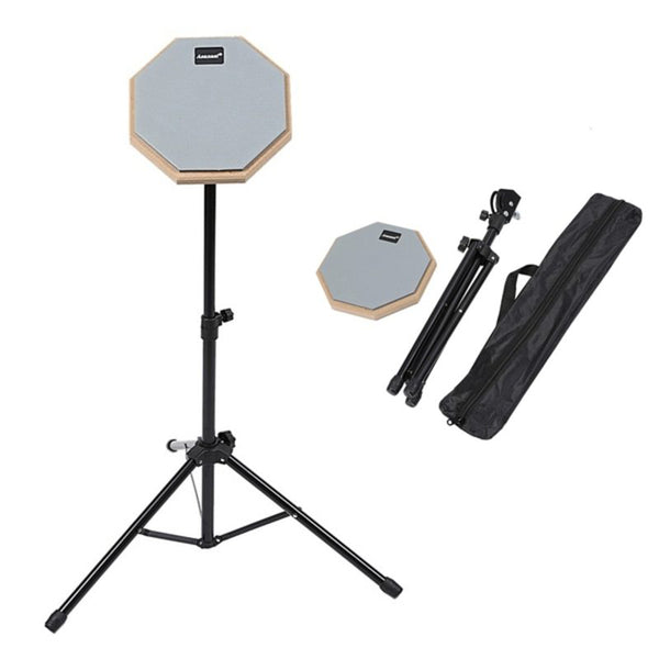 Dumb Drum Practice Drum Pad Kit with Stand
