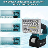 Cordless LED Work Light Power by Bosch battery