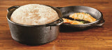 2 In 1 Cast Iron Dutch Oven Set With Lid