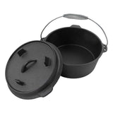 Cast Iron Dutch Oven Camping Pot Frying Pan Skillet Set